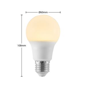 LED žiarovka E27 A60 8W 3 000K opálová, sada 2 ks