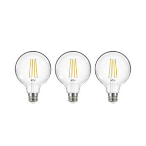 LED žiarovka, E27, G95, 3,8W, 2700K, 806lm, 3 kusy