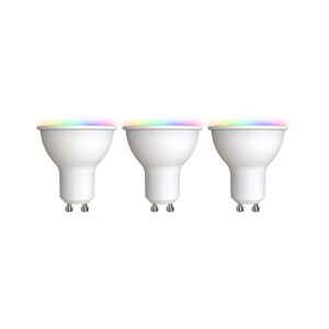 LUUMR Smart LED GU10 plast 4,7W RGBW CCT Tuya opál sada 3