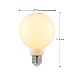 LED E27 4W 2 700K G95 globe stmievateľná opál 3ks