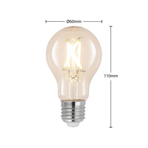 LED E27 4W 2 700 K filament stmievateľná číra 2ks