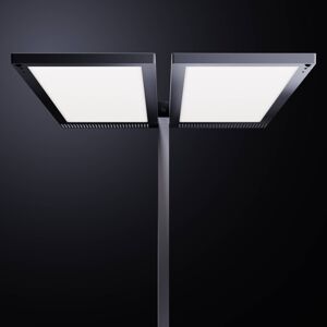 Regent Lighting Lightpad, LED 2pl stred strieborná