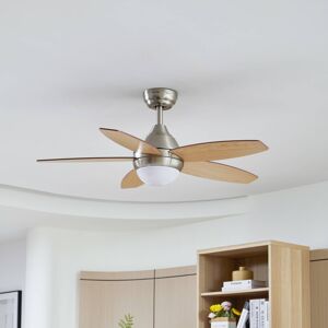Lindby LED stropný ventilátor Klasika, DC, tichý, 106 cm, CCT