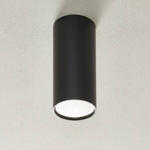 Lucande Takio LED downlight 2700K Ø10 cm čierna