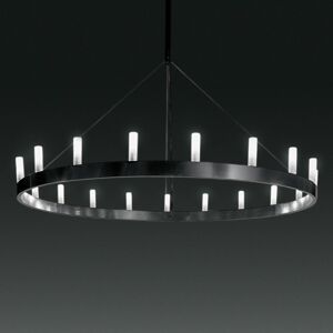 Fontana Arte Chandelier – visiaci luster, čierny