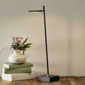 Stolná LED lampa Block, stmievateľná. čierna