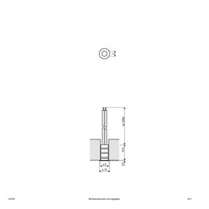 EVN LD1102 zapustené svetlo 12V IP68 Ø1cm 0,1W 830