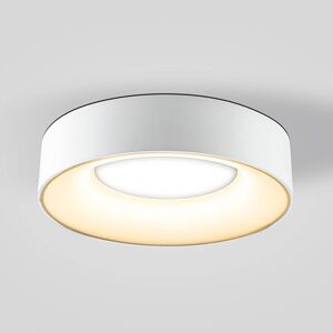 Stropné LED svietidlo Sauro, Ø 30 cm, biela