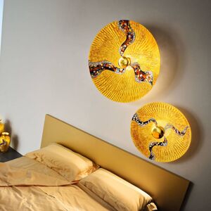 KOLARZ Luna Kiss Gold nástenné svetlo 24 kt Ø89 cm