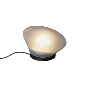 Karman Agua stolová LED lampa Ø 13 cm efekt mrazu