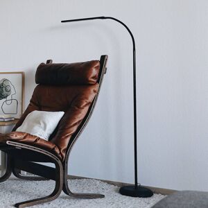 LED stojacia lampa MAULpirro stmievateľná, čierna