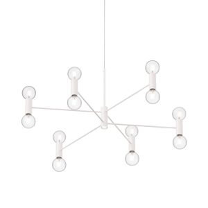 Modo Luce Chandelier závesná lampa 13p 107cm biela