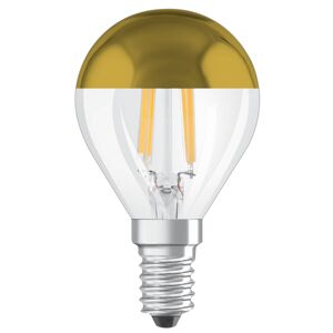 OSRAM LED žiarovka E14 Mirror CLP gold 4W 2 700 K