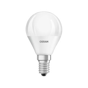 OSRAM LED kvapka E14 4,9W Base P40 840 matná 3ks