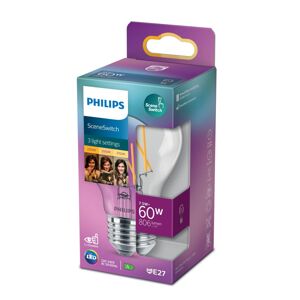 Philips SceneSwitch E27 LED žiarovka 7,5W filament