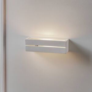 Nástenné svietidlo Keramika Top, biele, 32 x 9 cm