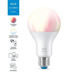 WiZ A67 LED žiarovka Wi-Fi E27 13 W matná RGB