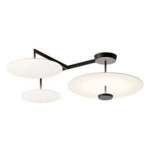 Vibia Flat stropné LED svetlo 4-pl. Ø 55 cm biele