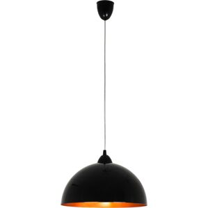 Závesné svietidlo Nowodvorski Hemisphere black-gold 4840