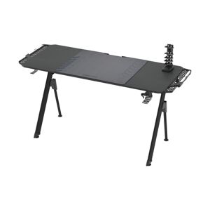 Herný stôl FALCON s LED RGB podsvietením 156 x 60 cm čierna
