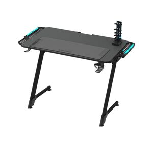 Herný stôl SNAKE s LED RGB podsvietením 100 x 60 cm čierna