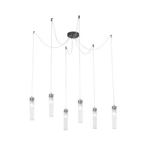 Kolarz Kolarz 6009.30660 - Luster na lanku RAGGIO 6xE14/25W/230V matný chróm