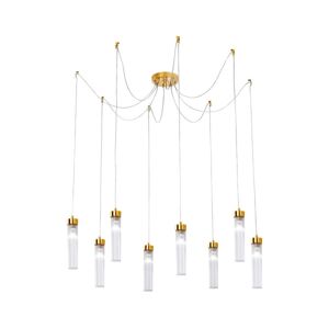 Kolarz Kolarz 6009.30830 - Luster na lanku RAGGIO 8xE14/25W/230V 24K zlato