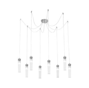 Kolarz Kolarz 6009.30850 - Luster na lanku RAGGIO 8xE14/25W/230V striebro