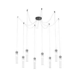 Kolarz Kolarz 6009.30860 - Luster na lanku RAGGIO 8xE14/25W/230V matný chróm