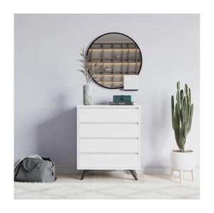 Komoda SUVERA 86x70 cm biela