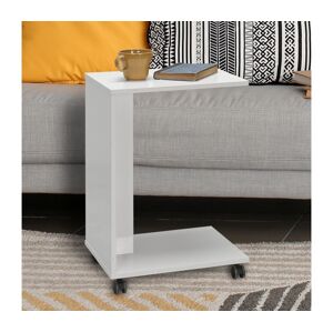 Adore Furniture Odkladací stolík 65x35 cm biela