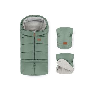 Petite&Mars Zimný set Jibot 3v1 Jasie Pale Eucalypt